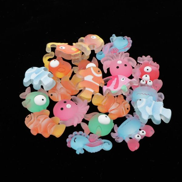 

30-packs ocean series mix chic resin flatbacks craft cardmaking embellishments