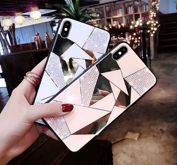 

Phone Case for Iphone 11 Pro Max Fashion Case with Rhinestone for Iphone11/11pro XR XS XSMAX 6P/7P/8P 6/7/8 Silicone Back Cover Wholesale