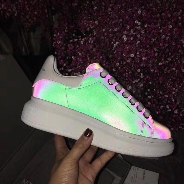 

2019 new arrival fashion brand designer casual womens shoe womens luminous shoes height increasing shoes b102810y x6, Black