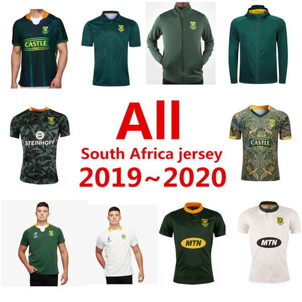 

south africa 100th anniversary commemorative edition jersey shirt 2020 south african national team home rugby jerseys shirts s-3xl, Black;gray
