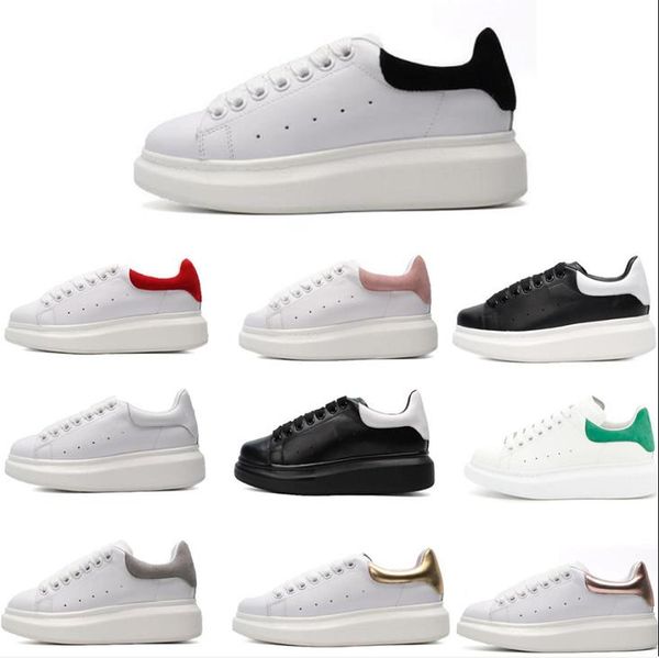

shinny fluorescent luminous reflective white casual shoes platform sneakers men women leather comfort leisure ladies chaussures with, Black