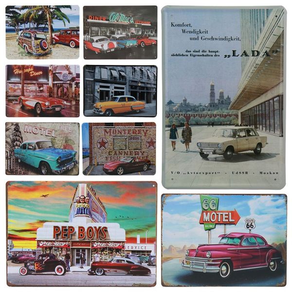 

30x20cm-ретро-куба-brand-car-тин-signs-motel-vintage-decor-налет-бар-pub-station-gift-poster бесплатная доставка