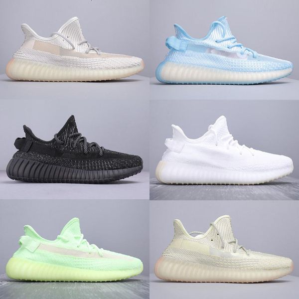 

2019 new bost v2 static clay sesame true form hyperspace men women running shoes kanye west beluga 2.0 orange bred sports sneakers