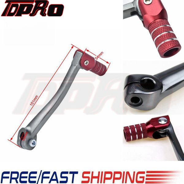 

tdpro universal 10mm gear shifter lever for motorcycle 50cc 90cc 125cc 150cc dirt pit pro bike folding shift levers