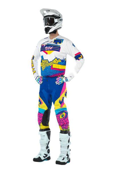 

2020 new 9 colors mx mayhem savage motorcycle jersey pants gear set motocross combination driving riding motorbike racing suit, Black