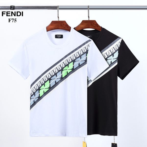 

2020 italian luxury designer menswear high street fashion t-shirt size m-3xl- - welcome to buy b1, White;black