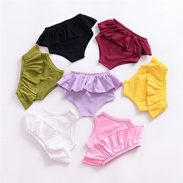 

uk infant baby boy girl panties bottoms newborn kids bloomer diaper cover briefs baby clothes cotton baby girls short pants, Black