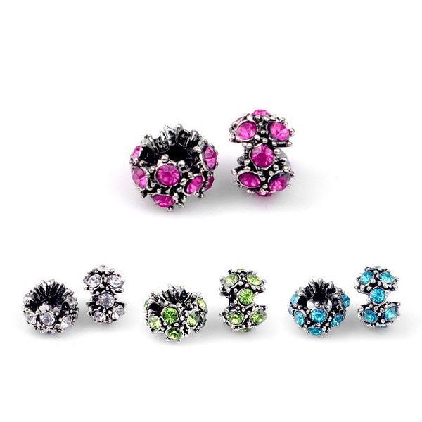 

2019 european colorful lampwork glass beads murano aolly charm bead fit for pandora bracelet & bangles ne1017, Black