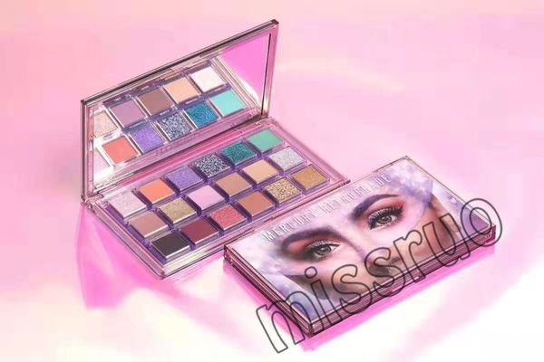 

2019 beauty mercury retrograde 18 color eye hadow himmer bling bling eye hadow matte eye hadow with in tock