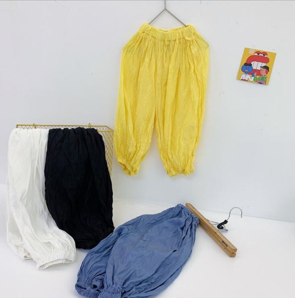 

2020 new wholesale baby girls pants summer kids girls pants 1-6 years, Blue