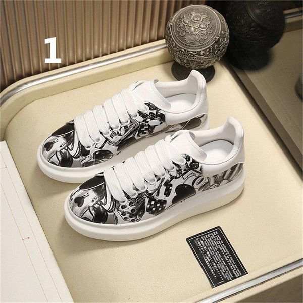 

designer trainers shoes white leather platform sneakers womens mens flat casual shoes deisgner shoes b100533w, Black
