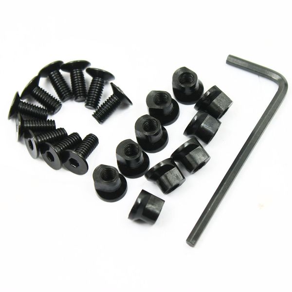 

страйкбола m4 m16 тактическая ar 15 аксессуары 10pcs универсальный keymod рельсовые винты и гайки для охоты