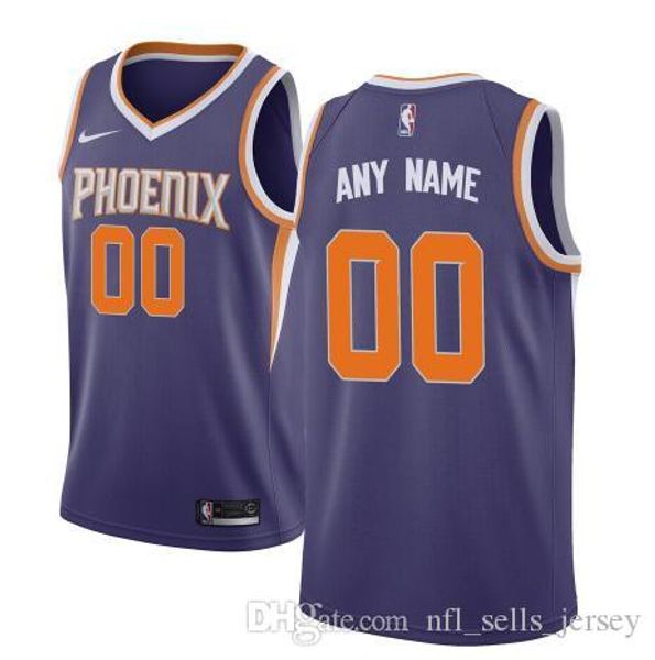 

phoenix suns custom men's youth nba embroidery swingman icon edition jerseys, Black