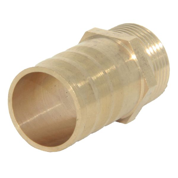 

1 pc 25mm 3/4"brass barbed hose tail straight pipe fitting connector coupler