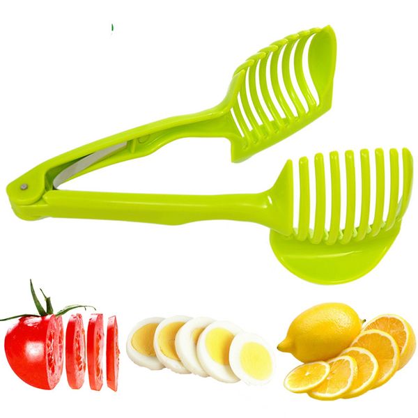 Gadget da cucina Clip per frutta e verdura Affettatrice per patate Cibo Pomodoro Cipolla Limone Verdura Affettatrice per frutta Porta taglierina