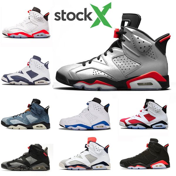 

stock x men travis scotts black infrared 6 6s basketball shoes mens psg cny oreo tinker unc black cat designer trainers sneakers