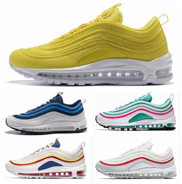 

Новый 97 х непобедимый OG UNDFTD Тройной белый белый зеленый Серебристый Bullet Металлик