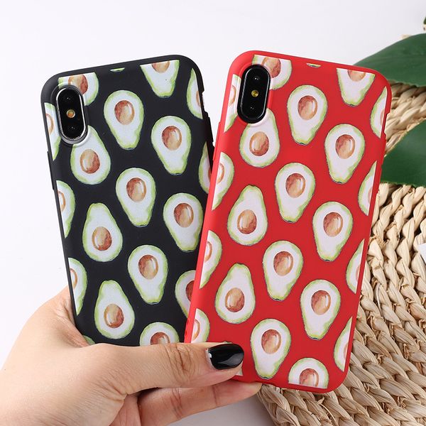 

3d cartoon cute fruit avocado ca e for iphone x x max xr 10 8 7 plu 6 6 plu 7plu ca e phone kawaii oft ilicon cover 200pc