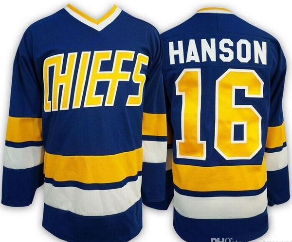 2021 #10 Biebe Mystery Alaska Movie Hockey Jersey Mens SlapShot Hanson ...