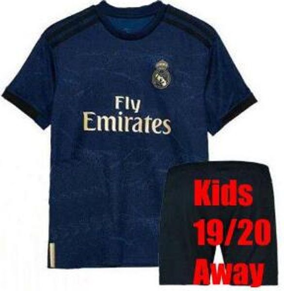 

2019 20 kid kit real madrid football jer ey hazard i co a en io bale kroo child boy occer jer ey