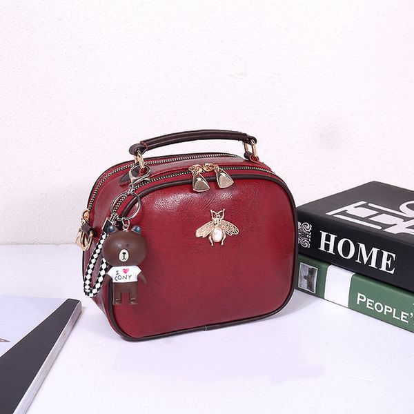 

designer women's handbag 2020 simple fashion shoulder diagonal leather luxury ladies small square bag