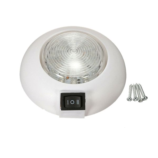 

led dual white blue rv caravan trailer boat интерьер потолок е свет 12