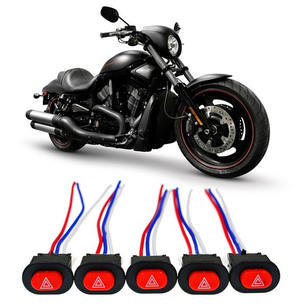 

30 pcs motorcycle switch connector handlebar switches button connector push button switch motorbike accessories