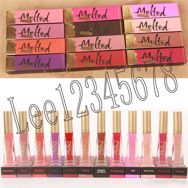 

2019 Новый бренд Расплавленный Слишком макияж Столкнувшись Расплавленный Блеск дл