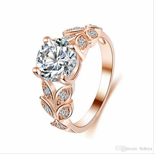 

sparkle crystals diamond womens rings for wedding classic vintage ring fashon jewelry accessories, Golden;silver