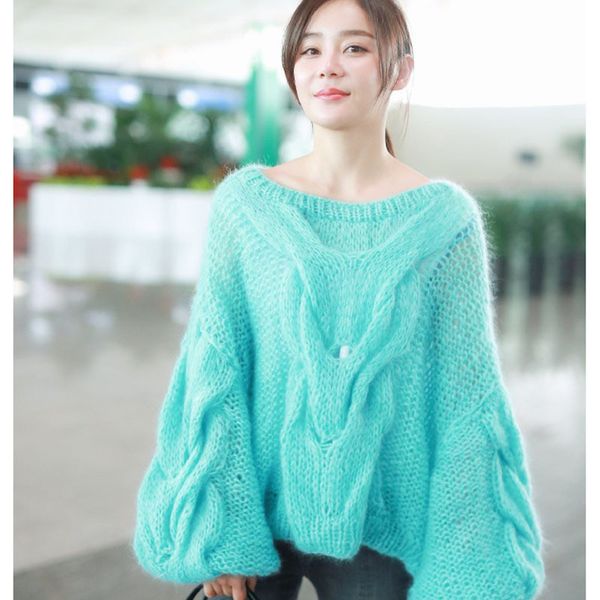 

korean sweet candy color sweater women loose pullover fashion o-neck long sleeve casual sweaters and pullovers sueter mujer, White;black