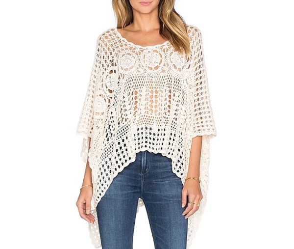 

designer hand crochet blouse white boho sunshine lace coat cotton made to order