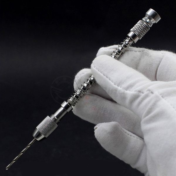 

manual drill semi-automatic hand twist drill hand bodhi core carving twist mini