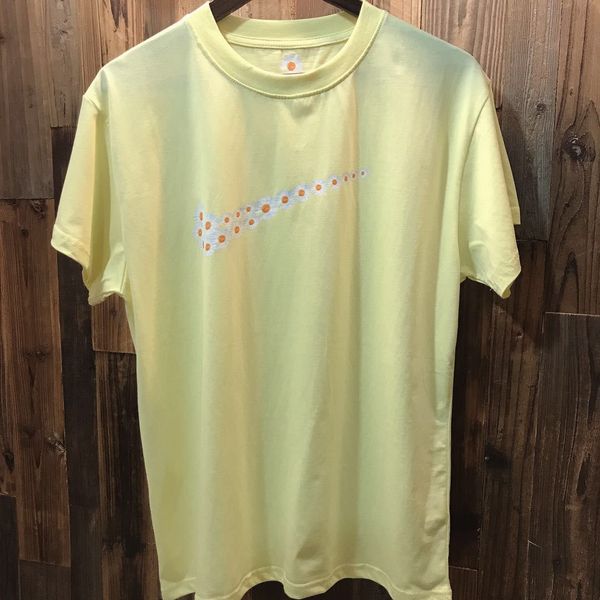 

2020 new american designer men women t-shirt high-quality cotton round neck fashion luxury couple short sleeve s-xl, White