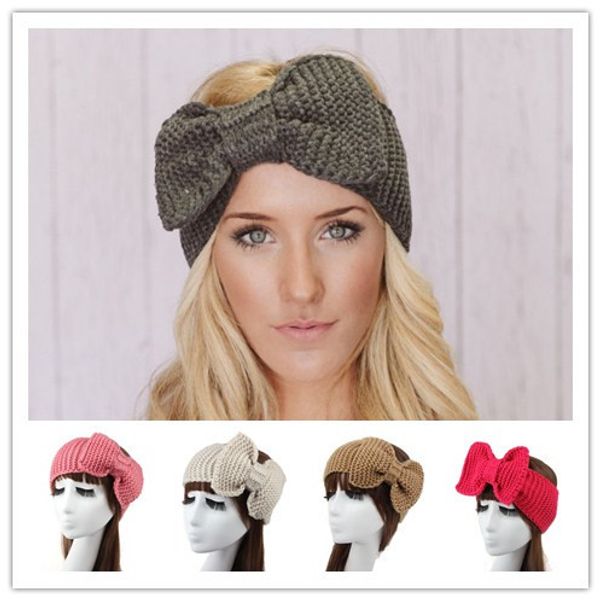 

women winter woolen braided crochet elastic headbands headband headwrap head hair band bandana turban wrap accessories for women