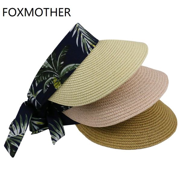 

foxmother новая мода черный розовый белый ананас лук пустой топ козырек cap женщины солнцезащитный крем солнцезащитные шляпы летние дамы cas, Blue;gray