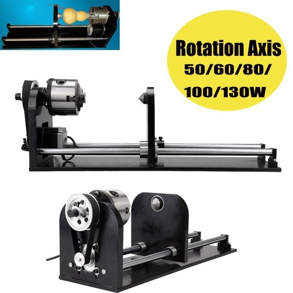 

cnc router rotary axis for 50w 60w 80w 100w 130w laser engraving cutting machine cutter engraver