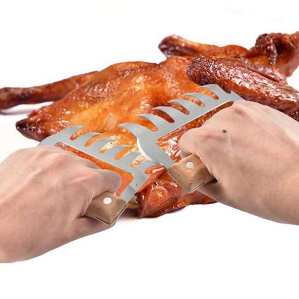 

2pcs heat resistance bear claws clamp meat claw bbq for shredding tearing