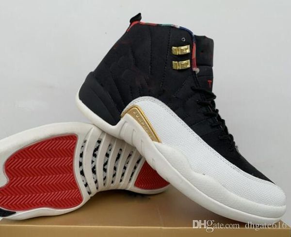 

2019 12 wool xii basketball shoes high cut boots snake skin cny sneakers j12 sports shoes us7-13 02