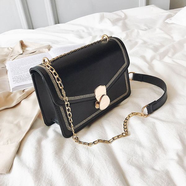 

2019 new fashion small crossbody flap bags for women solid color single shoulder bag pu leather good quality messenger bags