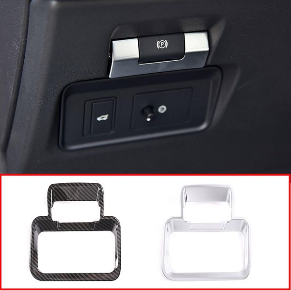 

2 цвет abs автомобиля электрический tailgate переключатель декоративные рамки электронные handbrake обложка для discovery sport l550 2020