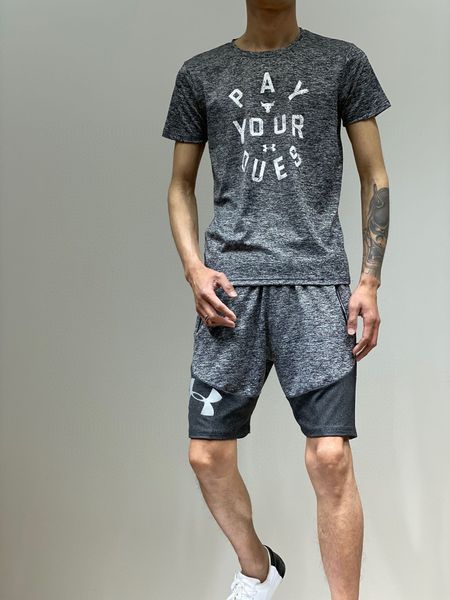 

2020 new arrival mens designer tracksuits brand new fashion suits luxury letter print running breathable short sleeve loose pants, Gray