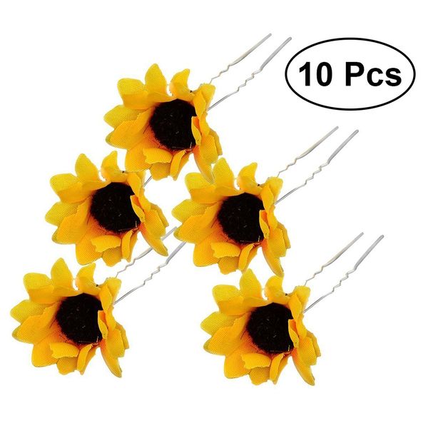 Daisy Sunflower Bridal Wedding Hair Pins Hair Clips Wedding Hair