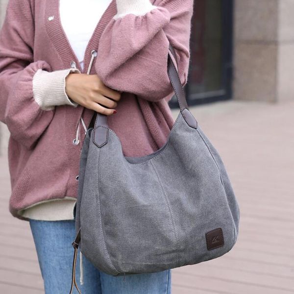 

custom women stylish cotton plain shopping large canvas bags student mommy bag