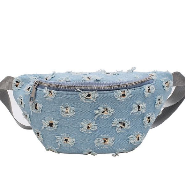 

сумка талии женщина джинсового fanny pack дама мешки посыльного пояс бумажник деньги сумка холст талия пакеты мешок перемещение bolsa femini