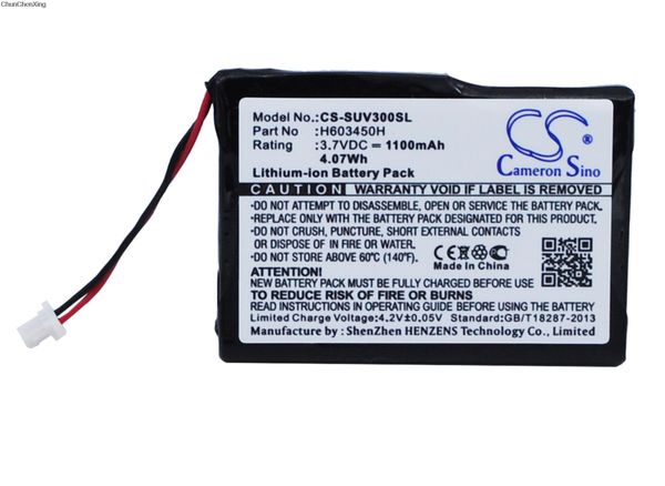 

cameron sino 1100mah battery h603450h for suresps c2796, micro v3