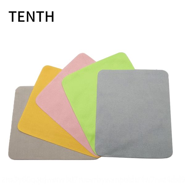 

high-grade suede solid color straight edge rounded phone glasses screen glasses cloth screen superfine fiber cleaning wiping cloth