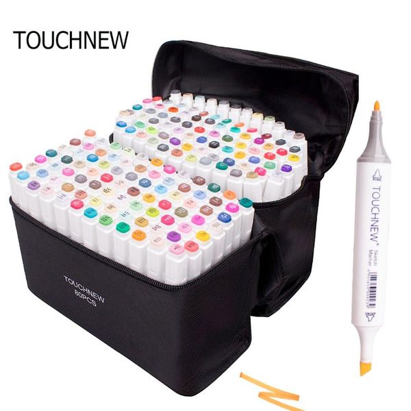 

professional art markers tips touchnew 30/40/60/80/168 colors art drawing/painting manga markers alcohol base sketch marker pen