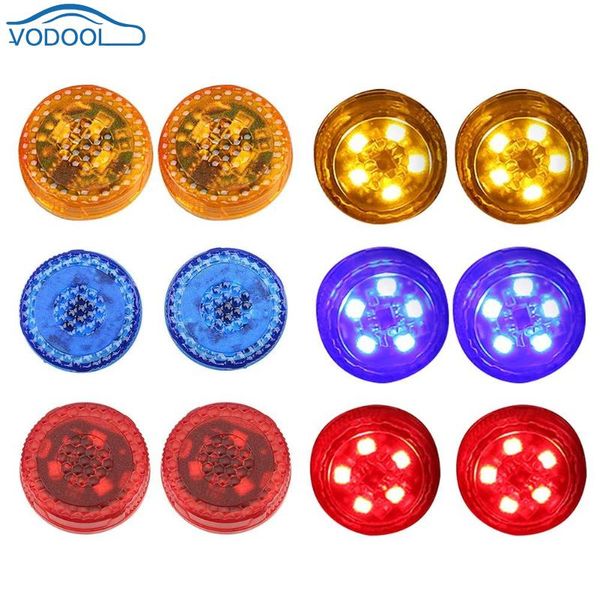 

2pcs magnetic 3led 5led car door opening warning lights waterproof wireless strobe flashing anti rear-end collision safety lamp