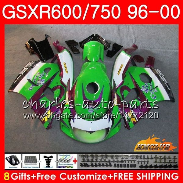 

body for suzuki srad gsxr-600 gsxr750 green corona 1996 1997 1998 1999 2000 1hc.53 gsx-r750 gsxr 750 600 gsxr600 96 97 98 99 00 fairing kit