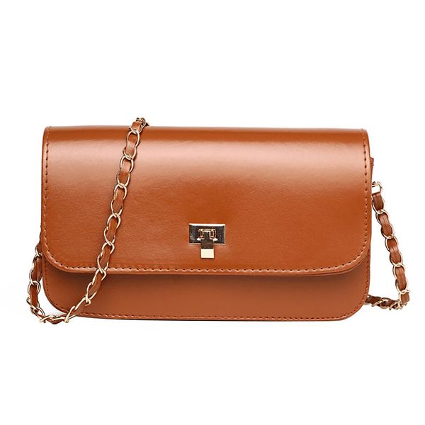

women simple small shoulder bag chain simple messenger bag small flap bags fashion leather cross body bags #20